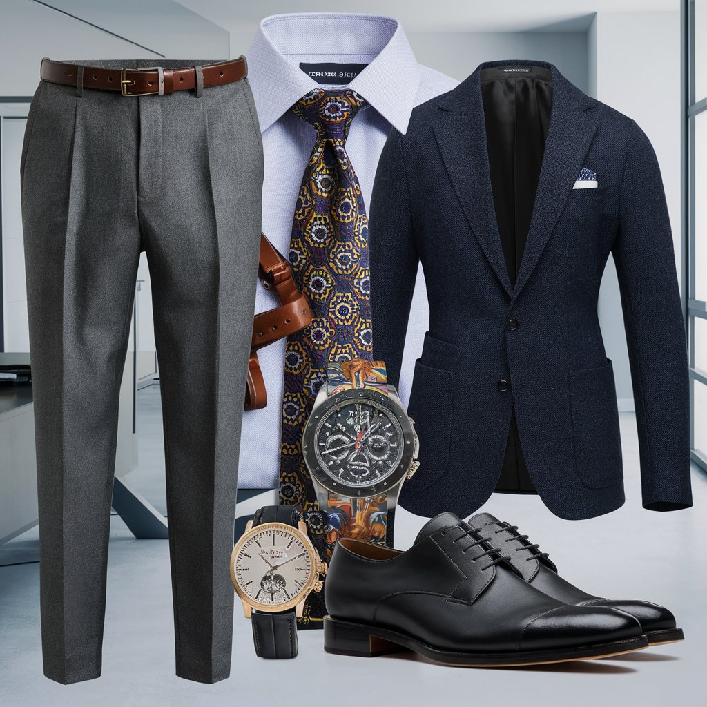 Accessorizing Your Grey Trouser and Shirt Combination