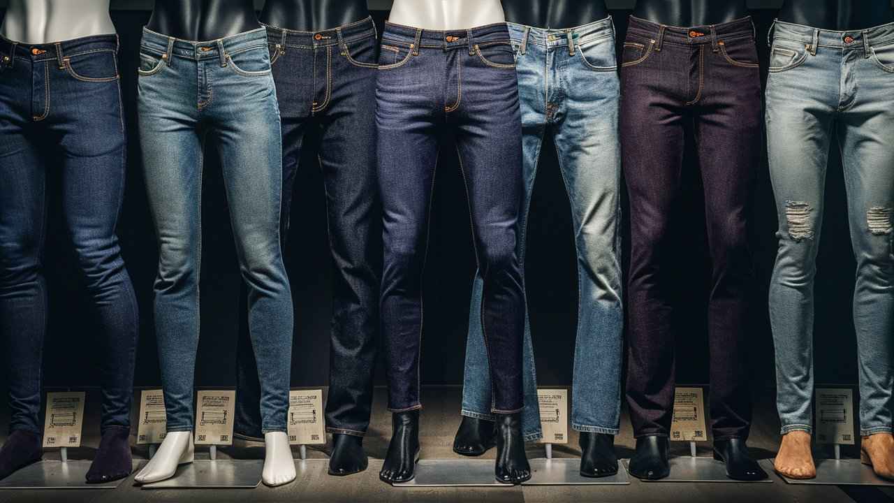 types of jeans fit for men