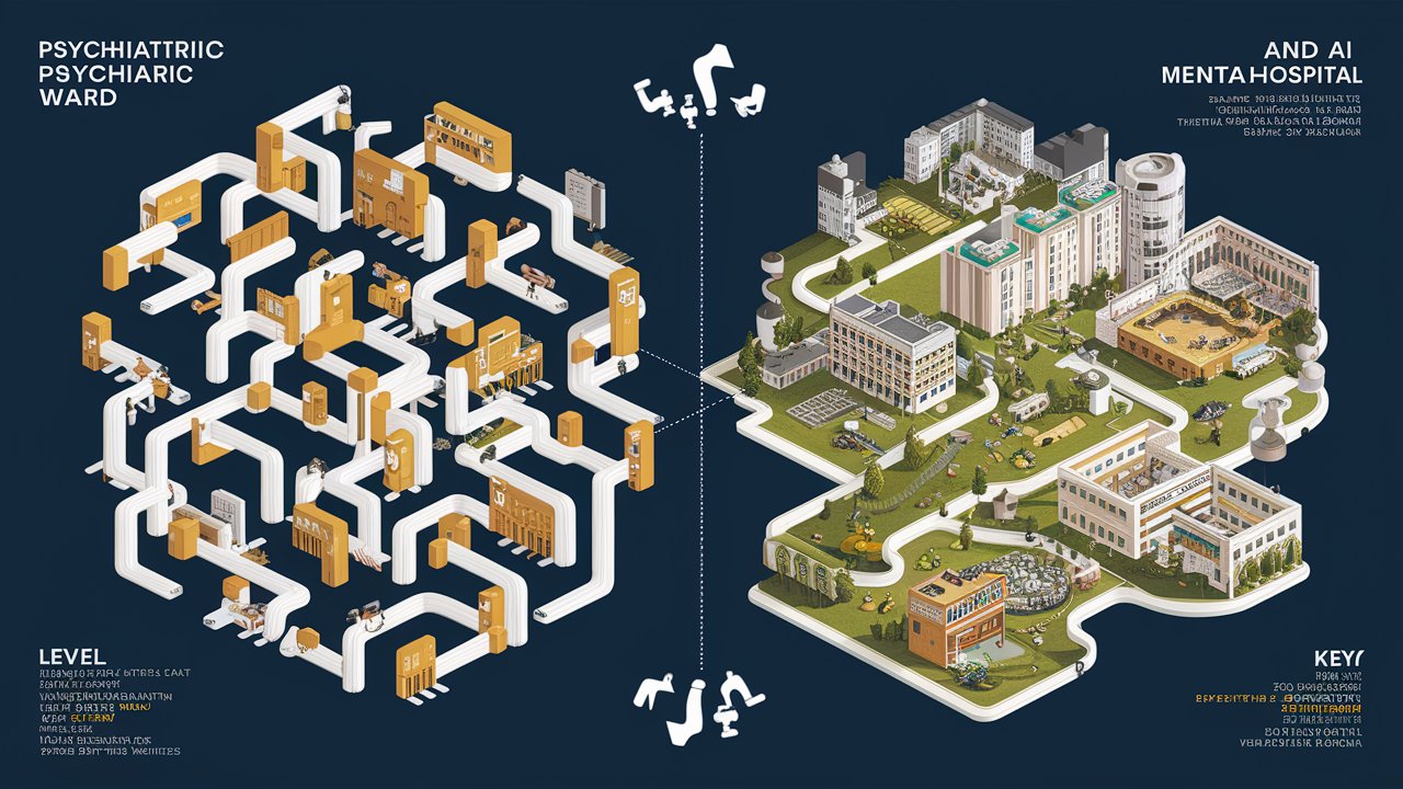 psych ward vs mental hospital